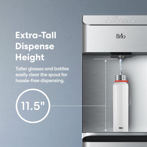 Brio Moderna 730 Series Self-Cleaning Bottom Load Water Cooler For Sale - Image 5