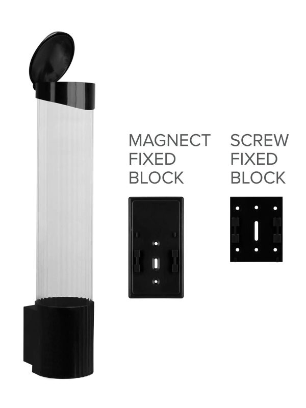 Brio Cup Dispenser, Black Hot on Sale - Image 2