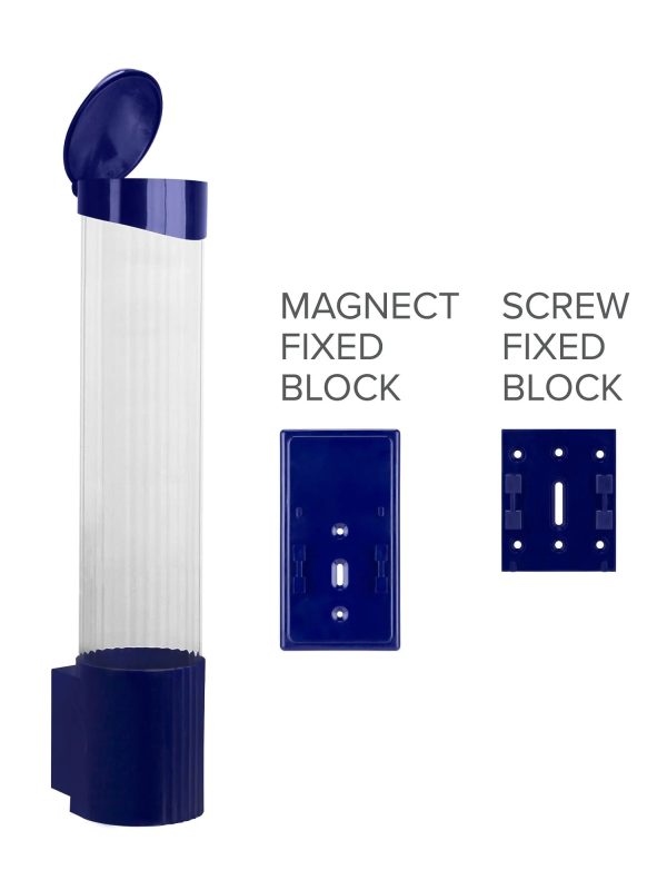 Brio Cup Dispenser, Blue Online now - Image 2