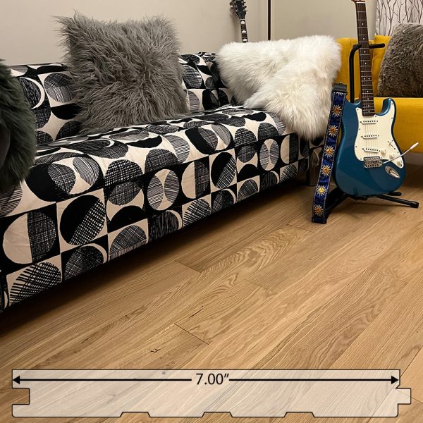 European White Oak Engineered Flooring 7″ Unfinished Character, $7.29 sqft Fashion