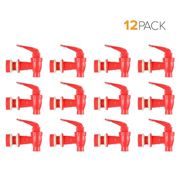 Brio Water Dispenser Replacement Valves (12-Pack) - Multiple Colors Online now