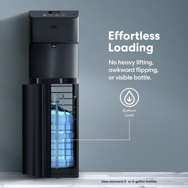 Brio Moderna Touchless Black Stainless Bottom Load Water Cooler Sale - Image 4