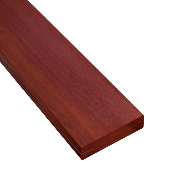 1 x 4 +Plus® Brazilian Redwood (Massaranduba) Wood One Sided Pre-Grooved Decking (21mm x 4) For Discount