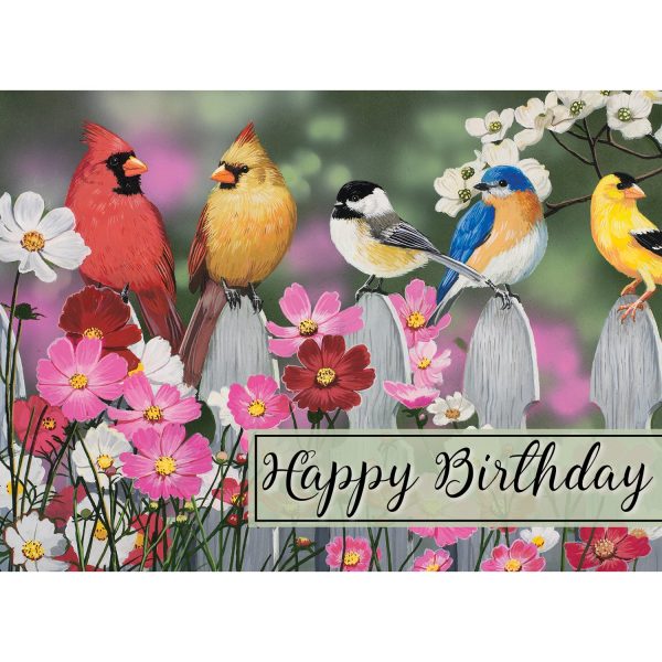 Garden Fence Birthday Boxed Cards SBEG22184 Sale - Image 2