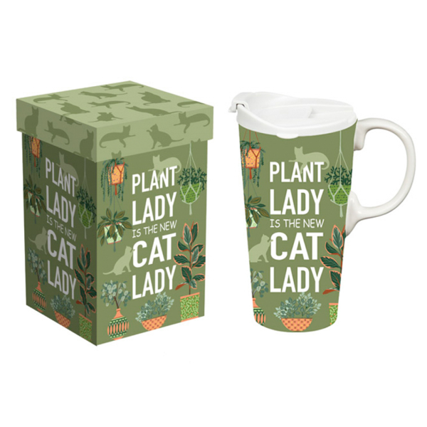 Plant Lady Ceramic Travel Cup 3CTC100465 Online