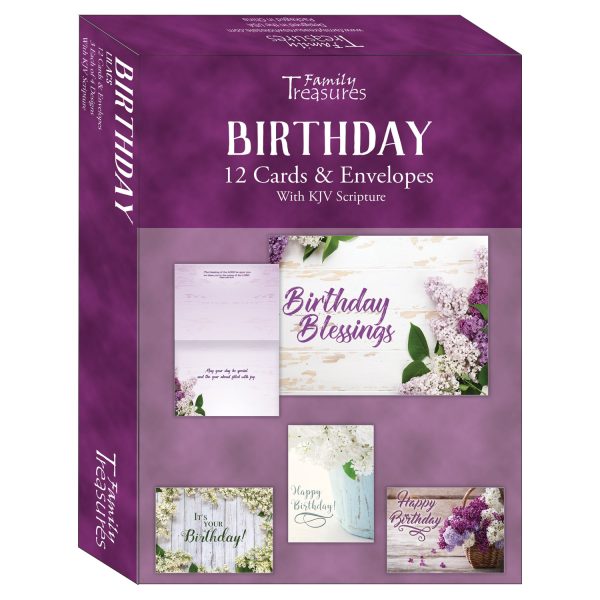 Lilacs Birthday Boxed Cards 22350 Online